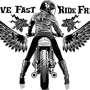 Artwork thumbnail, Life Fast Ride Free by Racing-Style