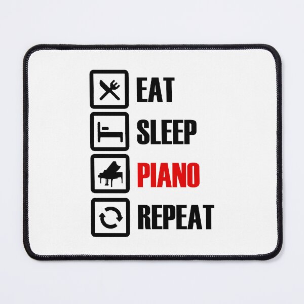 Item preview, eat sleep piano repeat pianist gifts designed and sold by SwifTech.