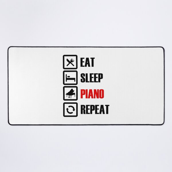 Item preview, eat sleep piano repeat pianist gifts designed and sold by SwifTech.