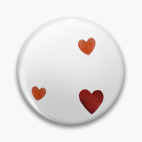 Item preview, Red heart pattern cute a watercolor sketch designed and sold by Yana Mustafina | Boho Soulful Designs.