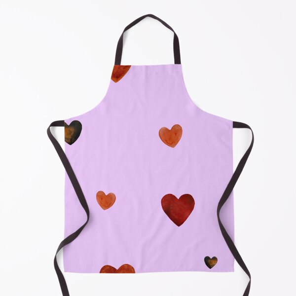 Artikelvorschau, Red heart pattern cute a watercolor sketch purple entworfen und verkauft von Yana Mustafina | Boho Soulful Designs.