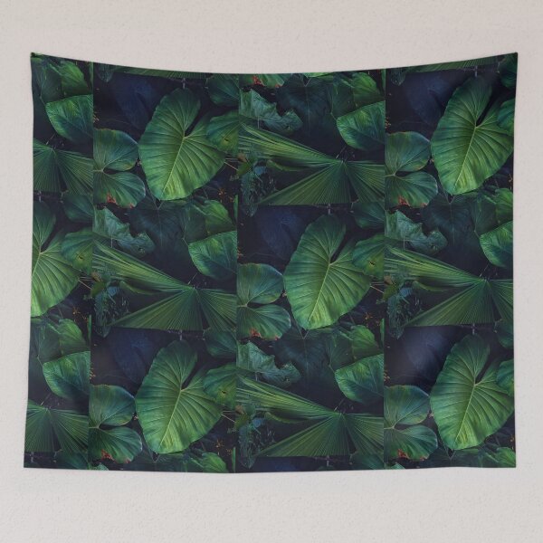 Item preview, PURE JUNGLE, juicy and lush tropical leaves in the rainforest designed and sold by OZKURO.