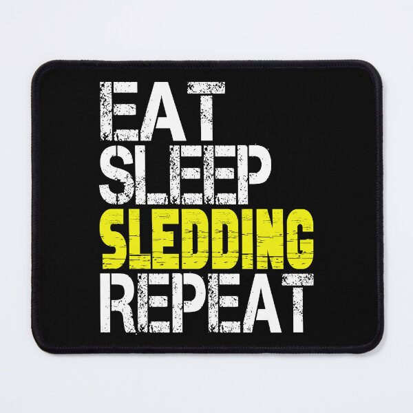 Item preview, Eat Sleep Sledding Repeat, Grunge  designed and sold by ACC .