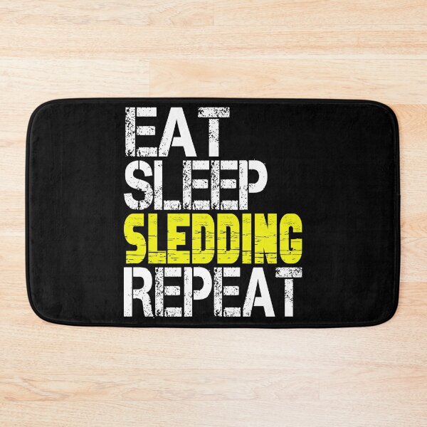 Item preview, Eat Sleep Sledding Repeat, Grunge  designed and sold by ACC .