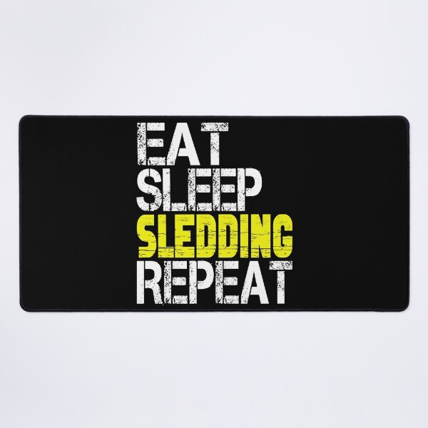 Item preview, Eat Sleep Sledding Repeat, Grunge  designed and sold by ACC .