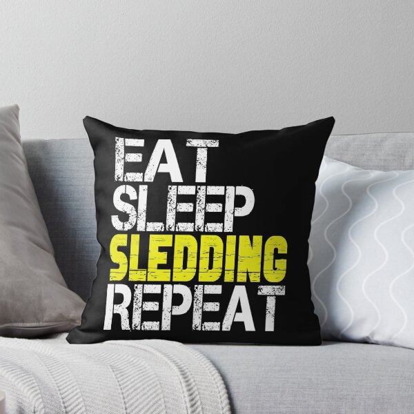 Item preview, Eat Sleep Sledding Repeat, Grunge  designed and sold by ACC .