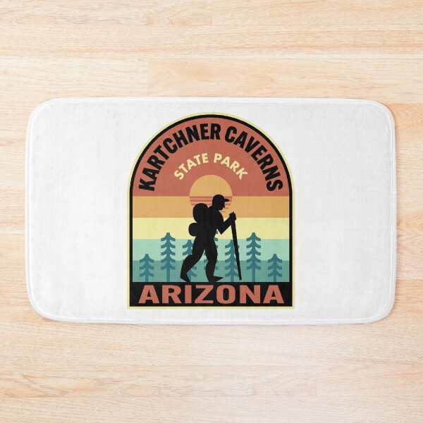 Item preview, Kartchner Caverns State Park Arizona Retro Hiking designed and sold by HalpinDesign.