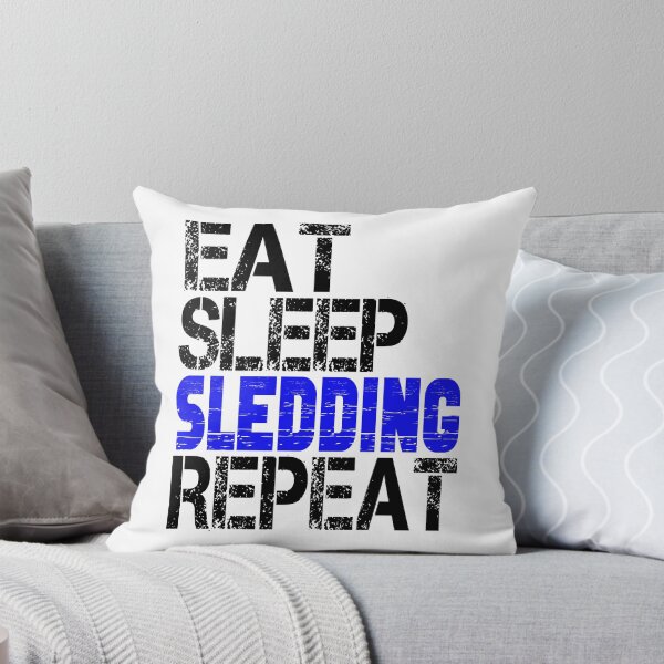Item preview, Eat Sleep Sledding Repeat, Grunge  designed and sold by ACC .
