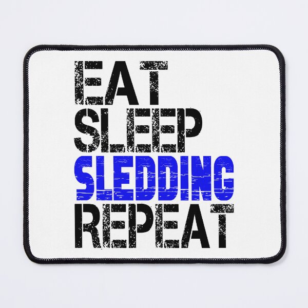Item preview, Eat Sleep Sledding Repeat, Grunge  designed and sold by ACC .