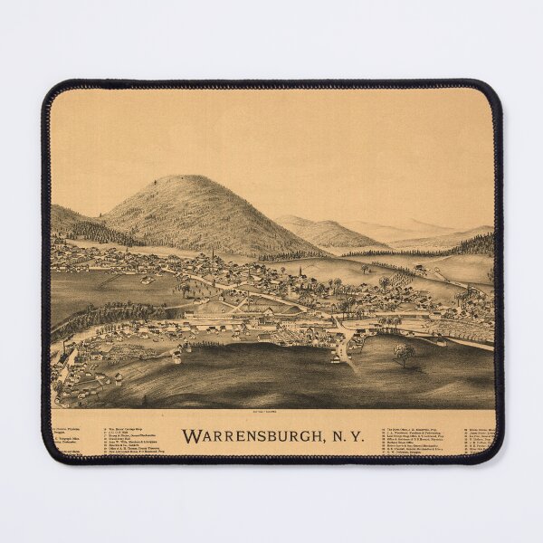 Item preview, Warrensburgh, New York (1891) designed and sold by allhistory.