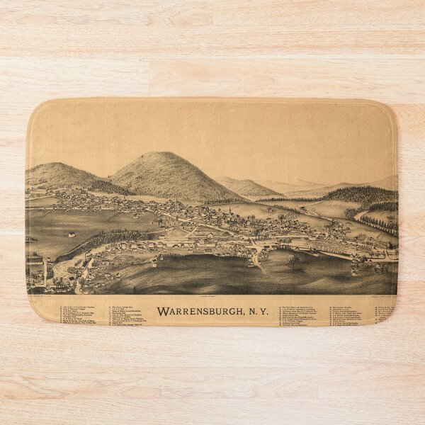 Item preview, Warrensburgh, New York (1891) designed and sold by allhistory.