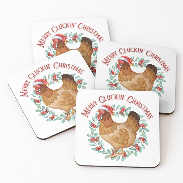 Item preview, Merry Cluckin' Christmas designed and sold by TheFunDistrict.