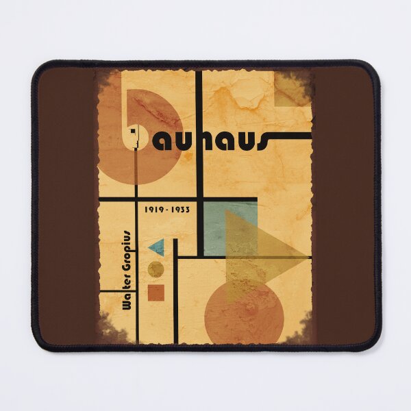 Item preview, Vintage Worn Out Bauhaus Minimalist Artwork Geometric Composition var 2 K original design designed and sold by paragonDesign28.