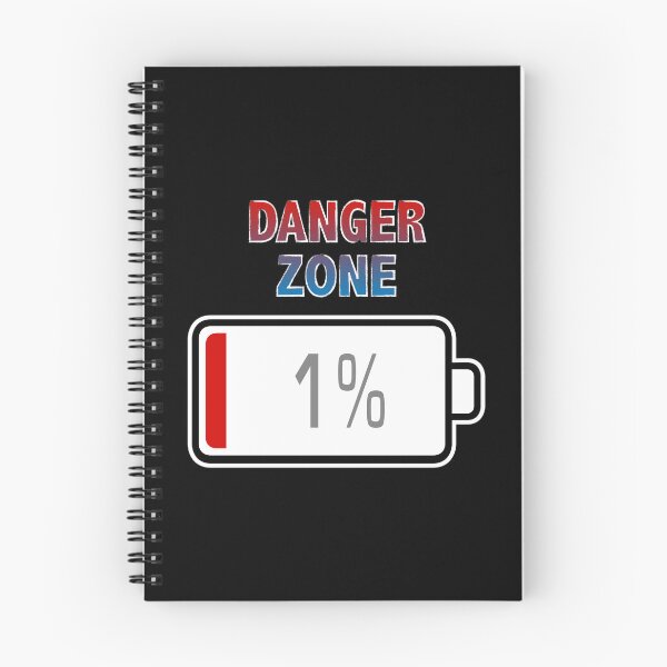 Artikelvorschau, Gefahrenzone bei 1 % Batteriestand entworfen und verkauft von Moodific.