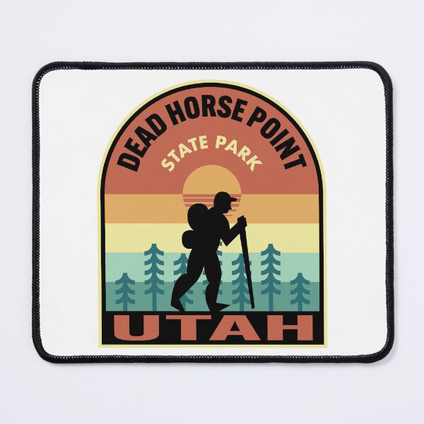 Item preview, Dead Horse Point State Park Utah Retro Hiking designed and sold by HalpinDesign.