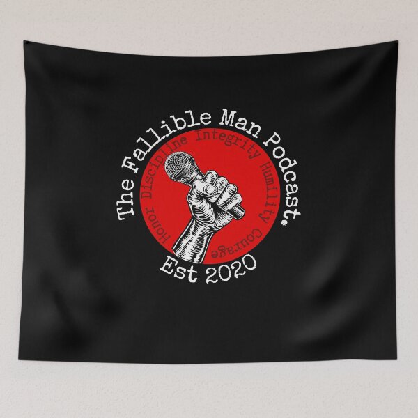 Item preview, The Fallible Man Podcast Season 3-4 Design designed and sold by Thefallibleman.
