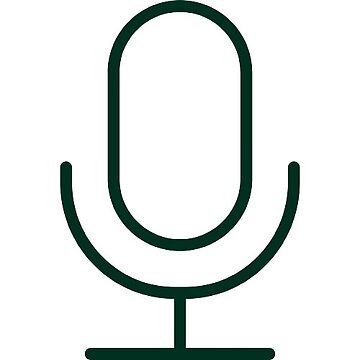 Imagen de la obra OUTLINE MICROPHONE (DARK GREEN) de Top10Designs
