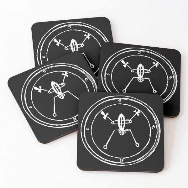 Item preview, Dark and Gritty Seal of Bael (white on black) designed and sold by Michael Stewart.