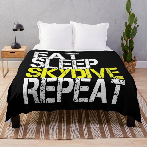 Aperçu de l'œuvre Eat Sleep Skydive Répéter, Grunge créée et vendue par ACC .