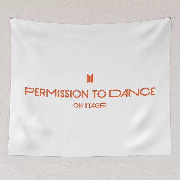 Item preview, Permission To Dance On Stage (orange & white) designed and sold by sarascoprox.