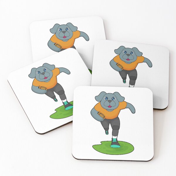 Item preview, Dog Football player Football designed and sold by Snabdesign84.