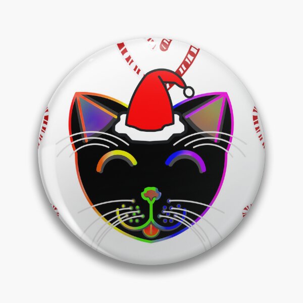 Artikelvorschau, Happy Cat Candy Cane Hearts (Rainbow Cat) entworfen und verkauft von IgorAndMore.