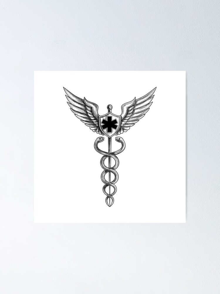 Risultati immagini per caduceo tattoo | Wrist tattoos for guys, Back tattoos  for guys, Caduceus tattoo