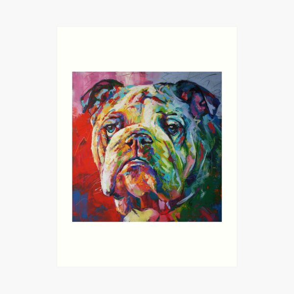 English Bulldog Art Print