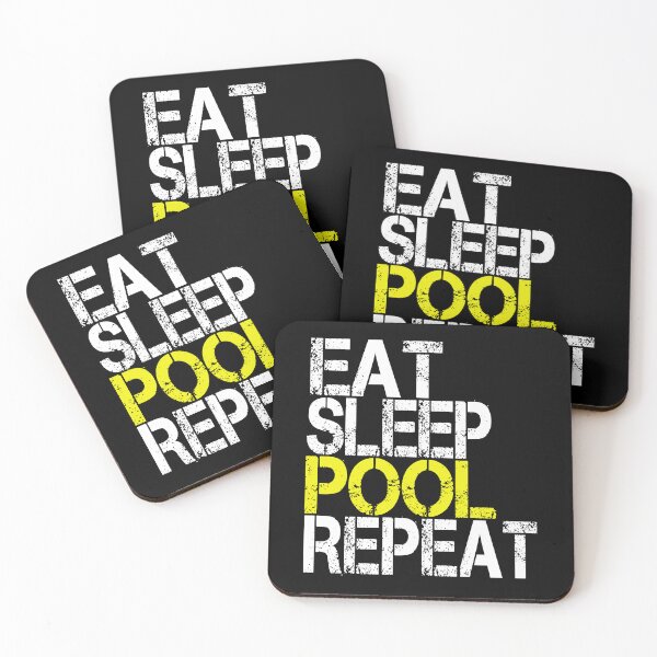Item preview, Eat Sleep Pool Repeat, Grunge  designed and sold by ACC .