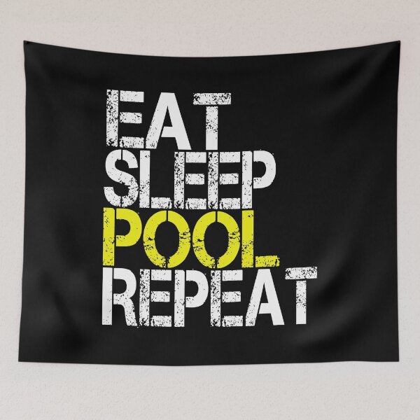 Item preview, Eat Sleep Pool Repeat, Grunge  designed and sold by ACC .