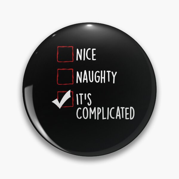Item preview, Nice Naughty It's Complicated - Christmas List designed and sold by SdForce.