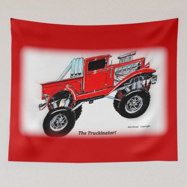 Item preview, HOT ROD ART  //   4X4  //   The TRUCKINATOR! designed and sold by Imagin8er.