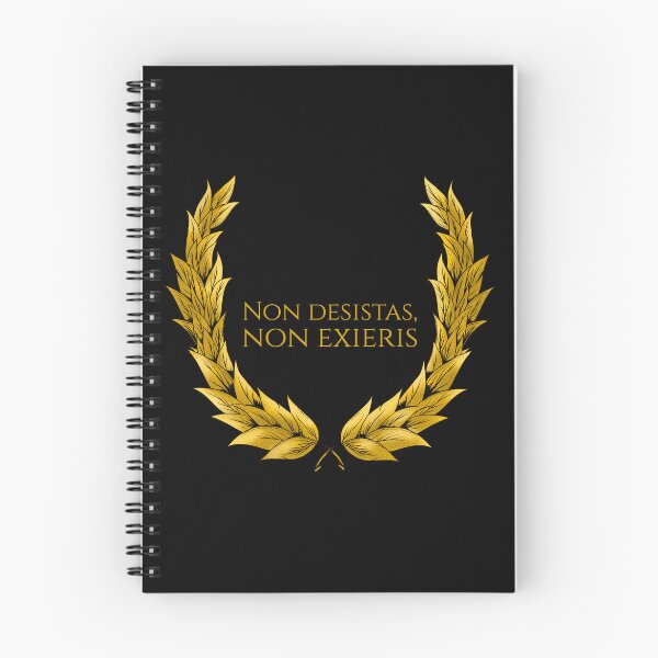 Item preview, Non desistas, non exieris - Never give up, never surrender. designed and sold by Styrman.