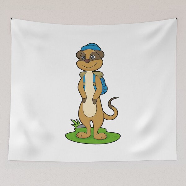 Item preview, Meerkat Hiker Backpack Hiking designed and sold by Snabdesign84.