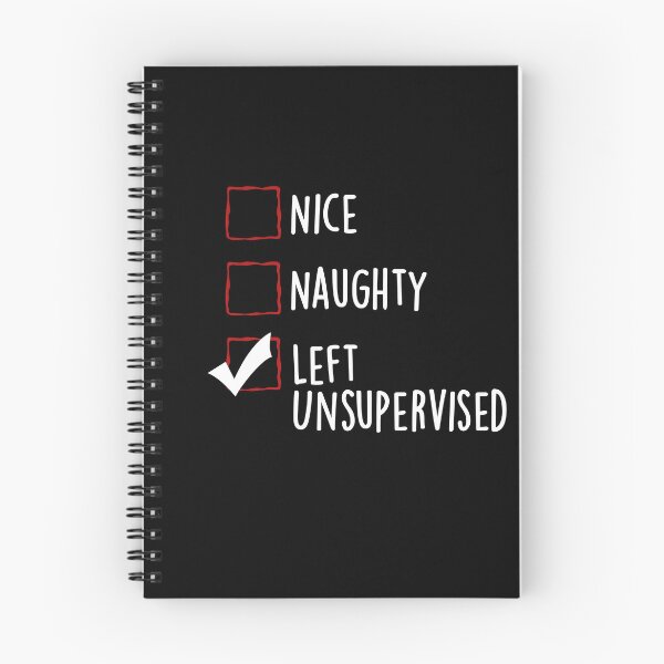Item preview, Nice Naughty Left Unsupervised - Christmas List designed and sold by SdForce.