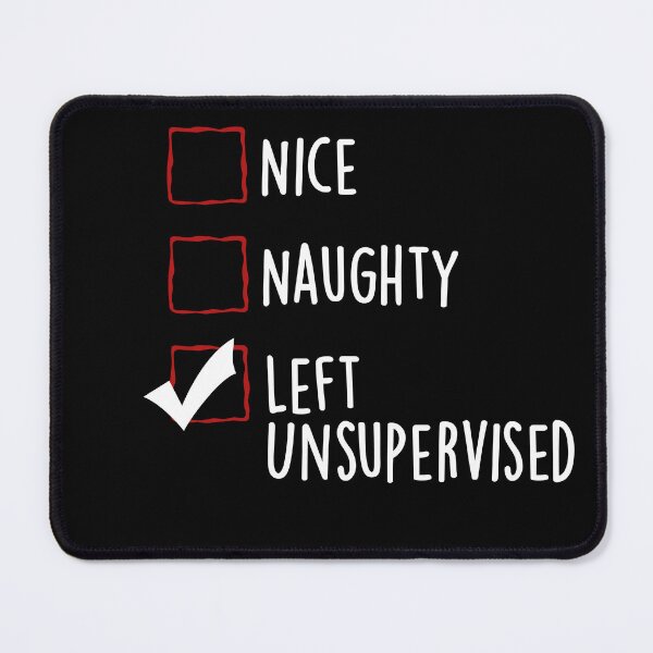 Item preview, Nice Naughty Left Unsupervised - Christmas List designed and sold by SdForce.