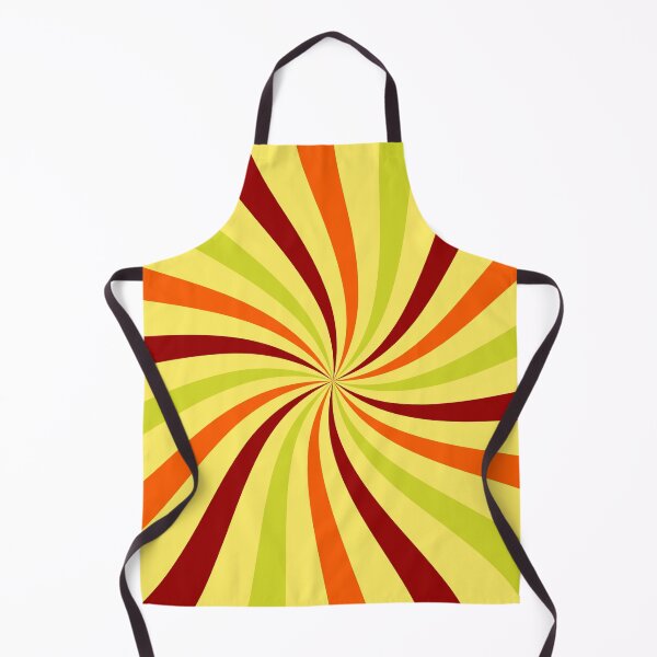 Item preview, Abstract red and yellow vintage spiral designed and sold by DesignUneed.