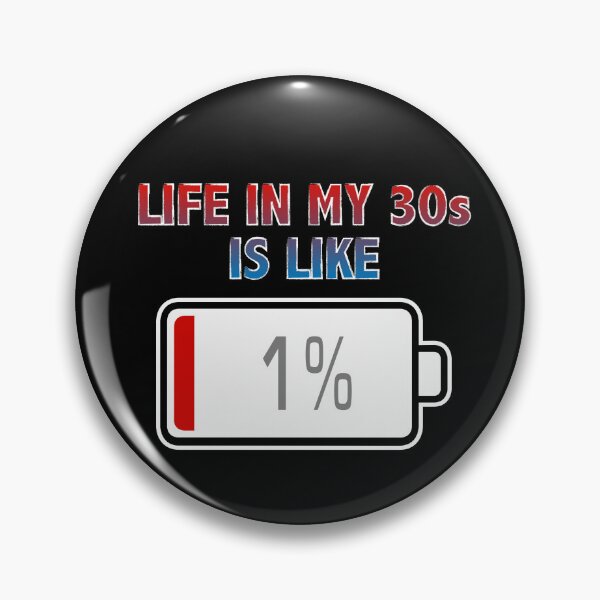 Item preview, Life in My 30s is Like Battery at 1% designed and sold by Moodific.