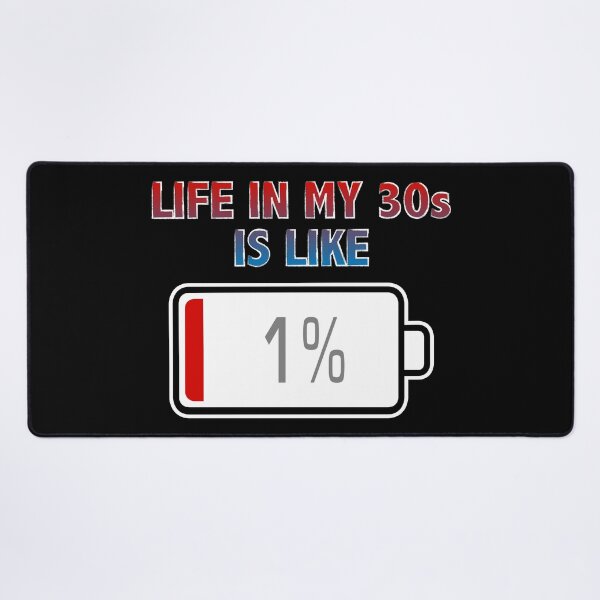 Item preview, Life in My 30s is Like Battery at 1% designed and sold by Moodific.