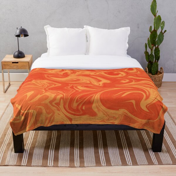 Item preview, Marble Liquid Pattern Orange Watercolor Palette 7 designed and sold by Janzay.