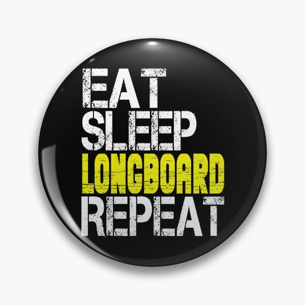 Item preview, Eat Sleep Longboard Repeat, Grunge  designed and sold by ACC .