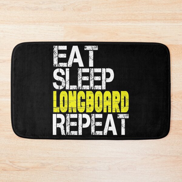 Artikelvorschau, Eat Sleep Longboard wiederholen, Grunge entworfen und verkauft von ACC .
