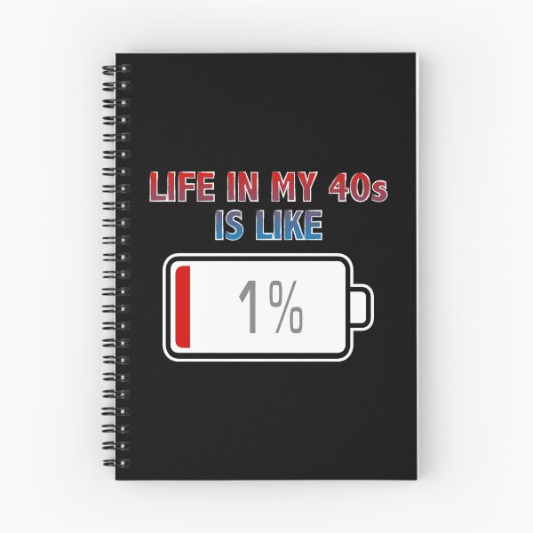 Item preview, Life in My 40s is Like Battery at 1% designed and sold by Moodific.