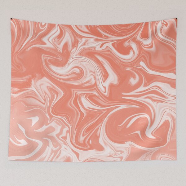 Item preview, Marble Liquid Pattern Orange Watercolor Palette 8 designed and sold by Janzay.