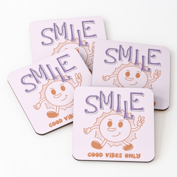 Item preview, Retro Vintage Groovy Smile Good Vibes Only designed and sold by bolimj.