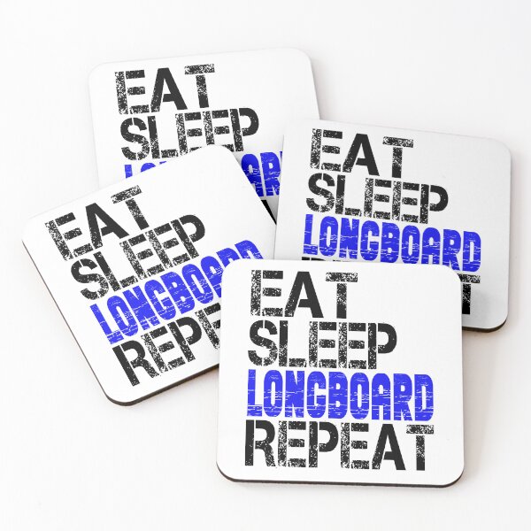 Item preview, Eat Sleep Longboard Repeat, Grunge  designed and sold by ACC .