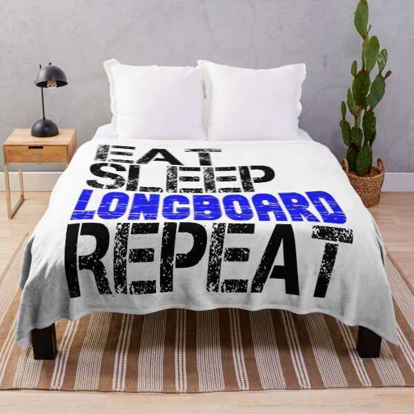 Item preview, Eat Sleep Longboard Repeat, Grunge designed and sold by ACC .