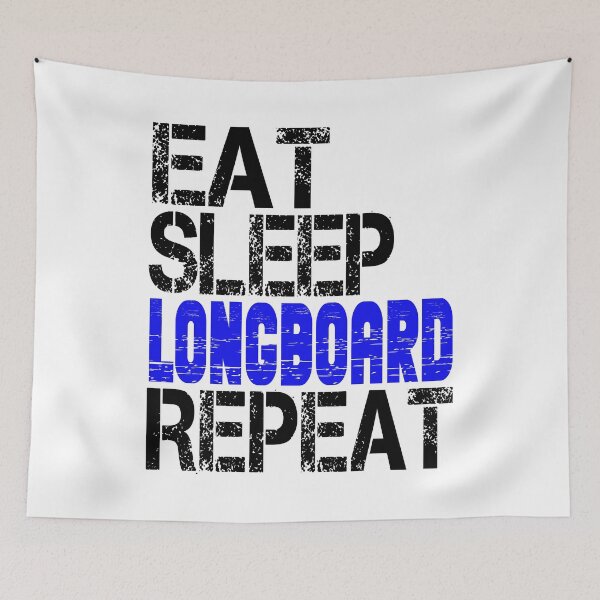 Item preview, Eat Sleep Longboard Repeat, Grunge  designed and sold by ACC .