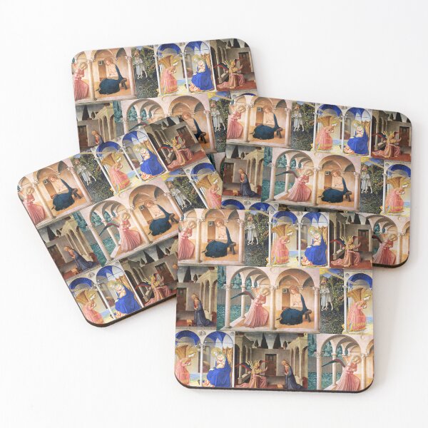 Item preview, ANNUNCIATION By FRA ANGELICO Mystic Christmas Collage Pattern designed and sold by BulganLumini.