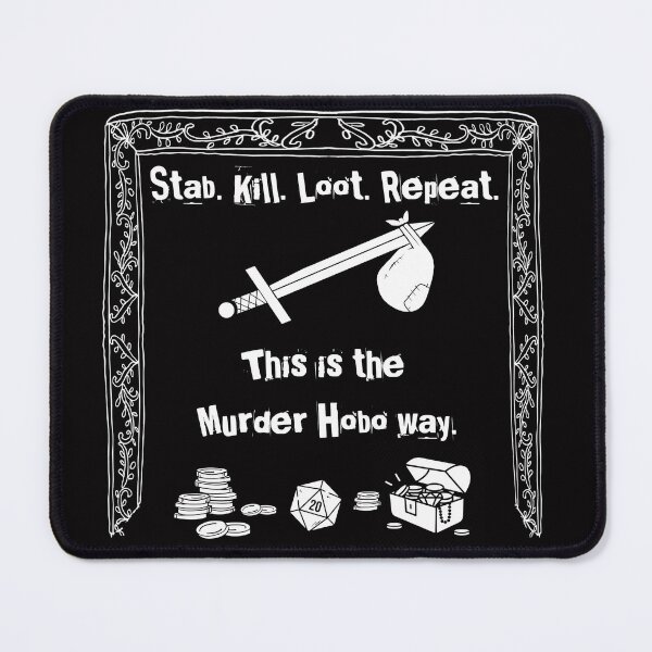 Item preview, DnD Murder Hobo designed and sold by JinxedKarma.